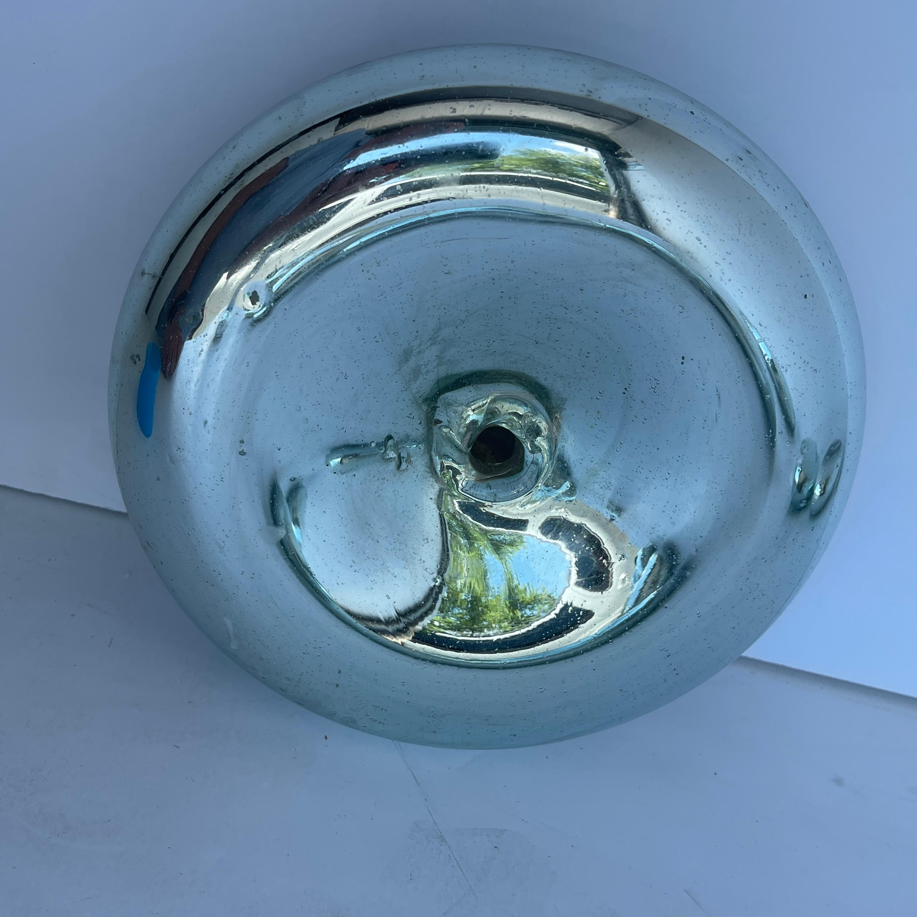 Set of 10 Teardrop Mercury Glass Wall Sculptures In Good Condition In Haddonfield, NJ