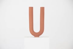 Set von 10 matten Terrakotta-Vasen von Valeria Vasi