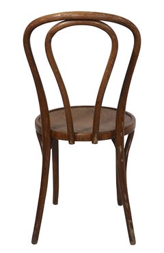 Set of 10 Thonet Bistro Cafe Dining Chairs Made in Radomsko Poland c 1950/70's