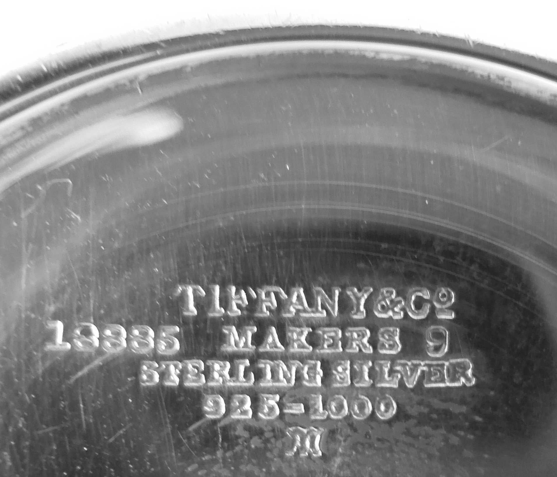 Lot de 10 tasses à cocktail en argent sterling Art Déco américain de Tiffany en vente 1