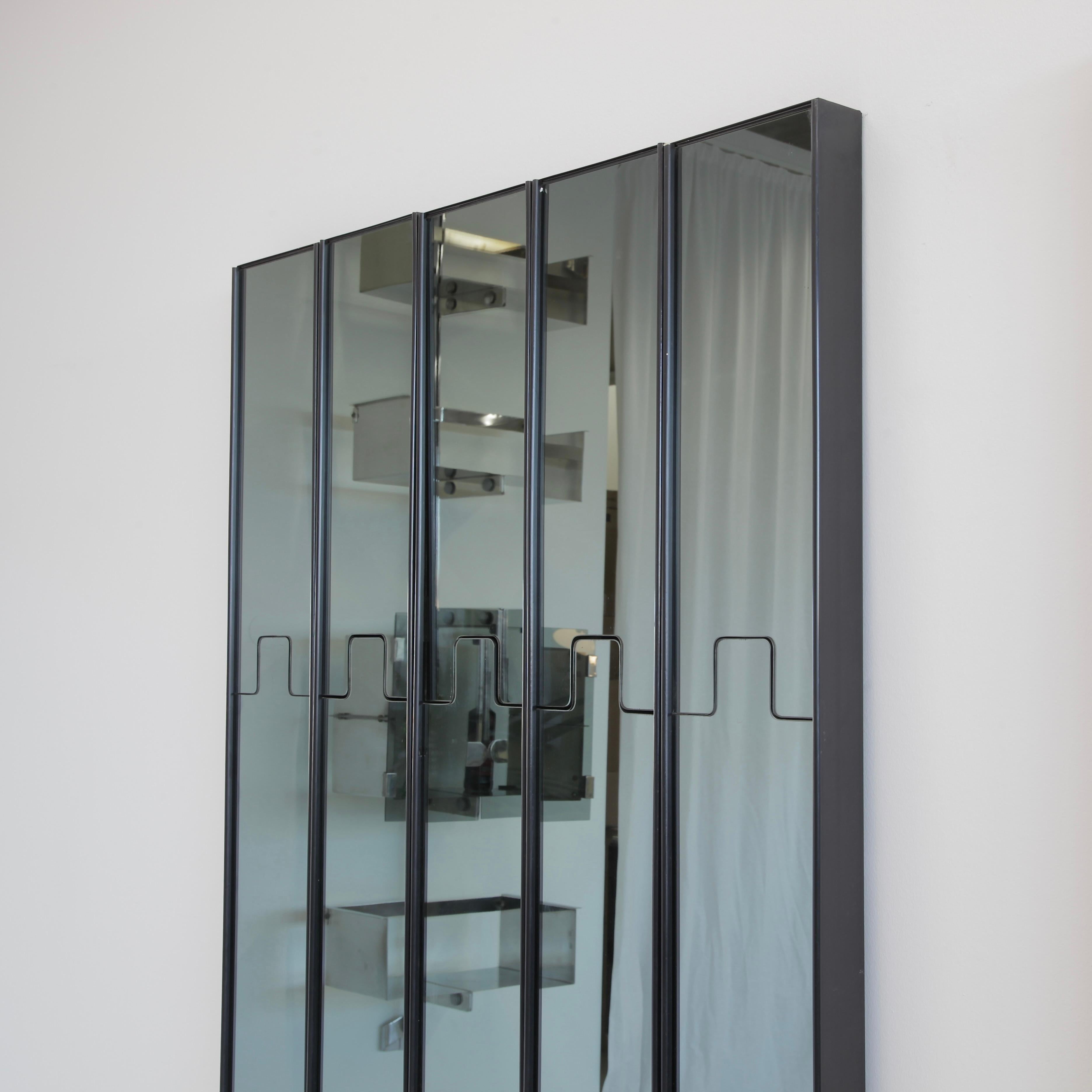 Modern Set of 10 Tinted Mirrors by Luciano Bertoncini