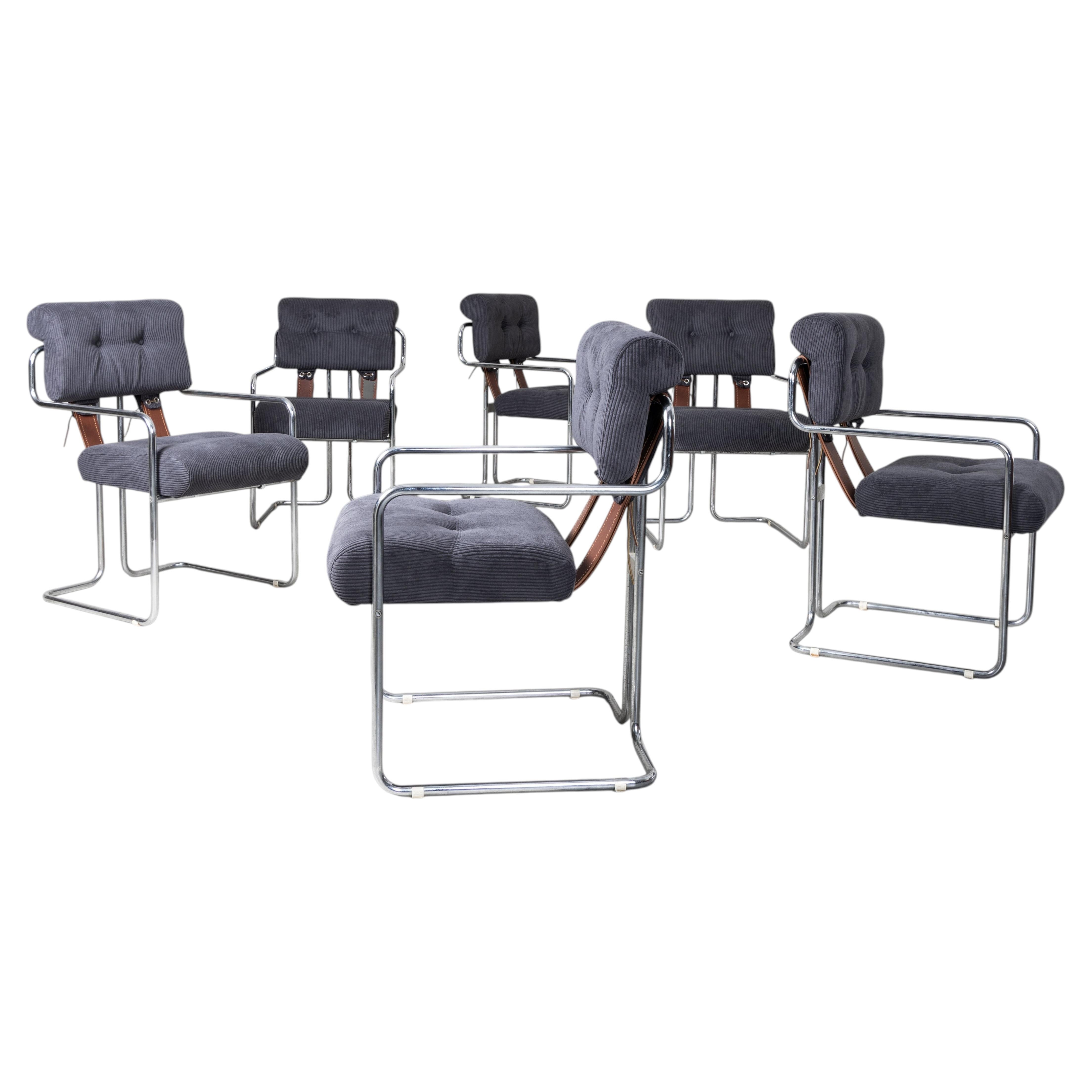 Set di 6 poltrone Tucroma Guido Faleschini
