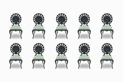 Satz von 10 Grotten-Gartenstühlen "Veneman Collection'S" von Tropitone