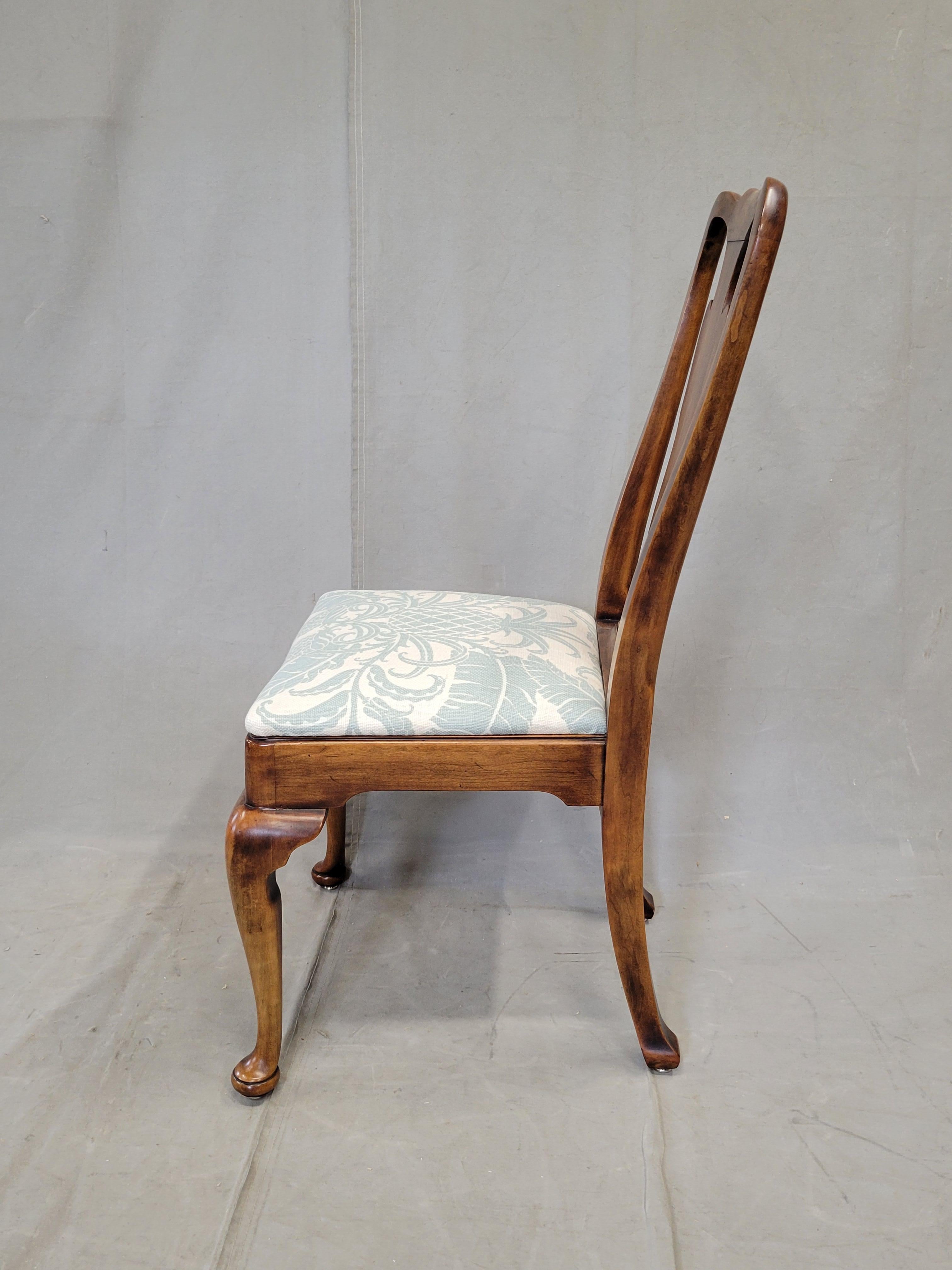 Set of 10 Vintage 1980s Statton Furniture Dining Room Chairs Tommy Bahama Seats 3
