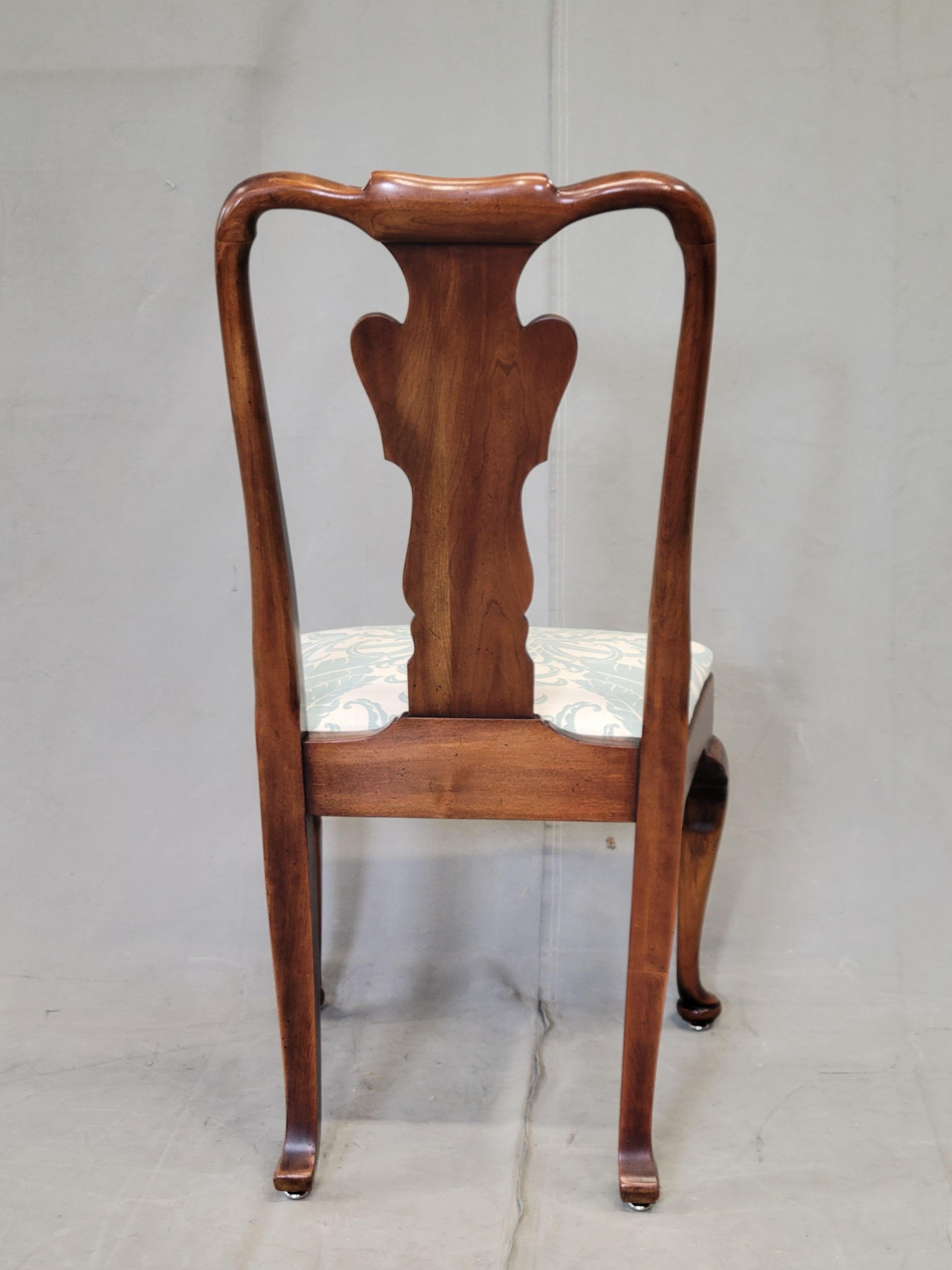 Set of 10 Vintage 1980s Statton Furniture Dining Room Chairs Tommy Bahama Seats 4