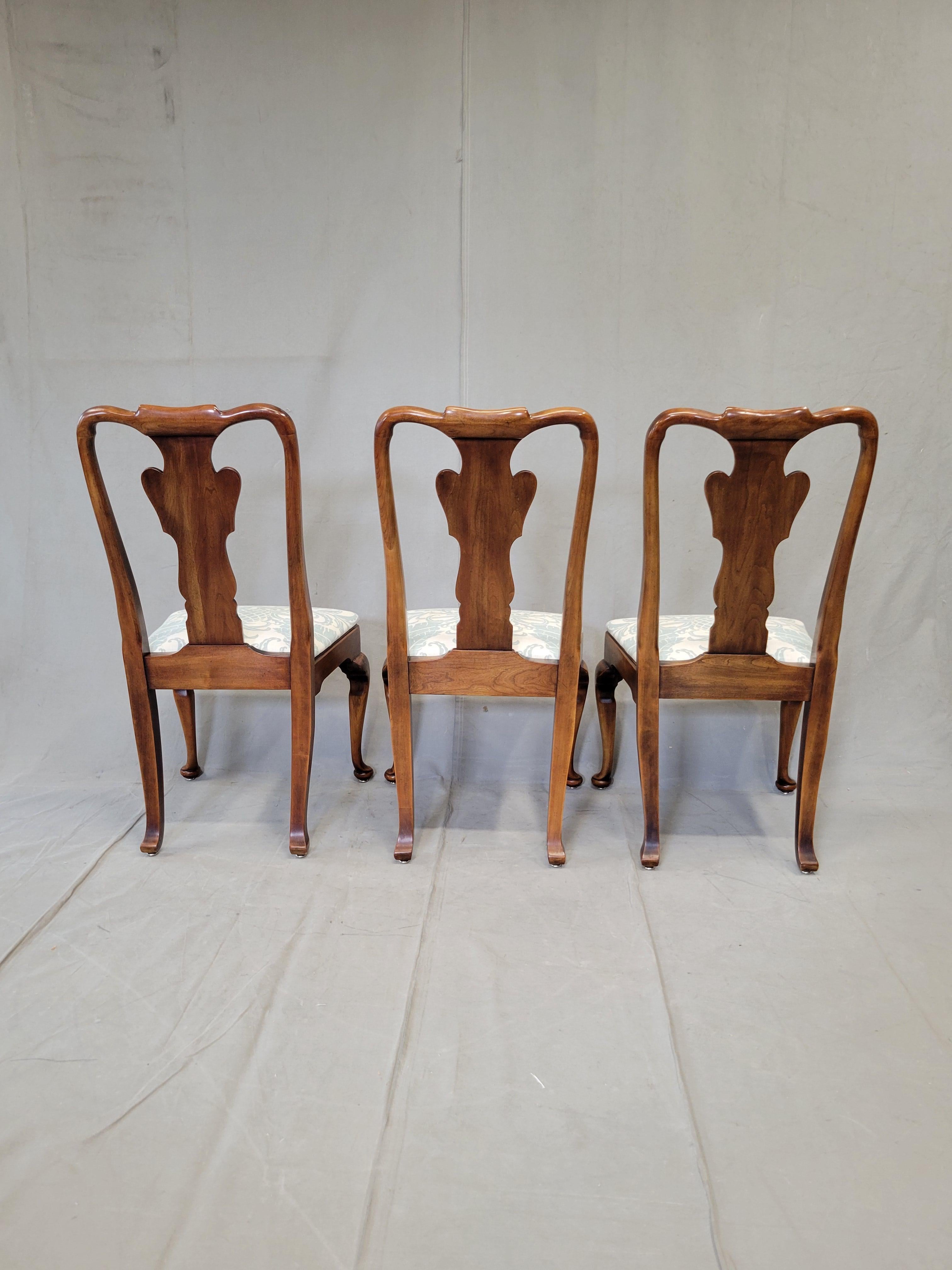 Set of 10 Vintage 1980s Statton Furniture Dining Room Chairs Tommy Bahama Seats 5