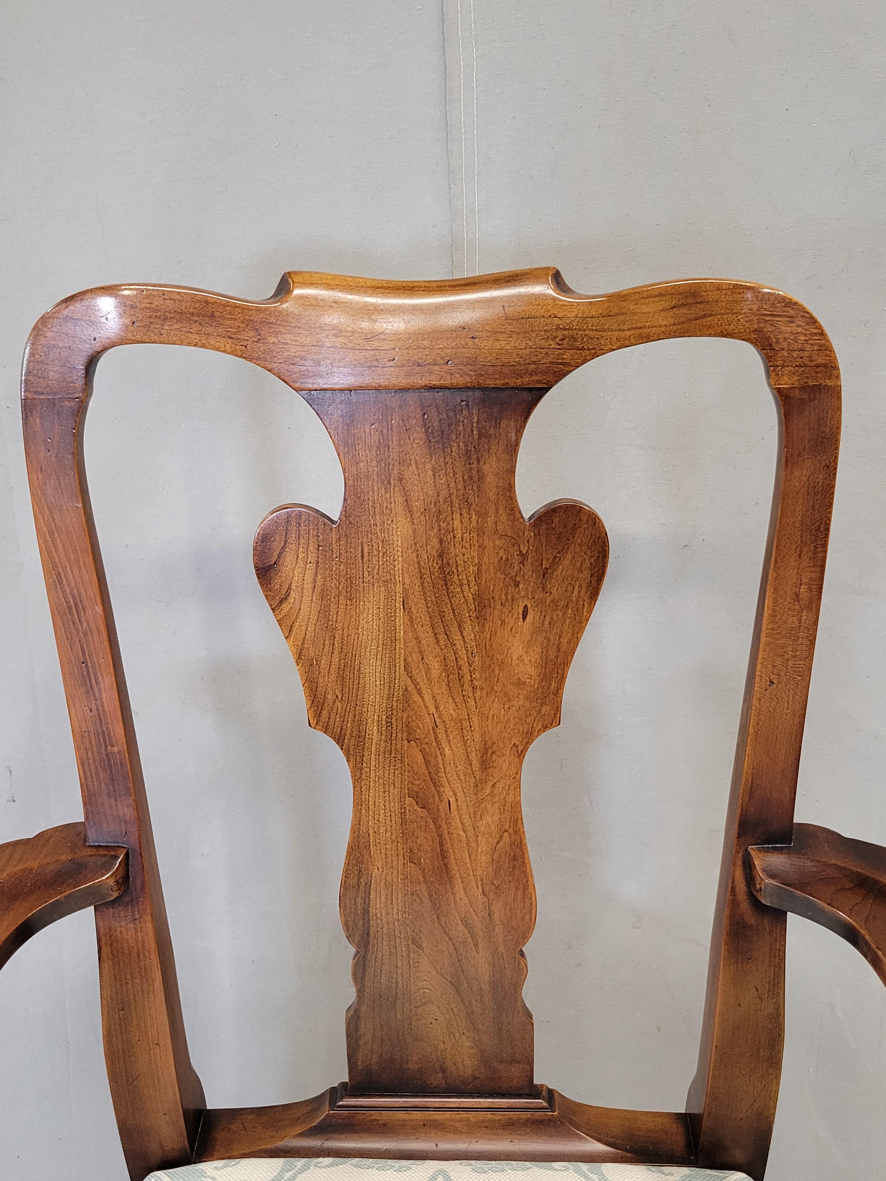 Set of 10 Vintage 1980s Statton Furniture Dining Room Chairs Tommy Bahama Seats In Good Condition In Centennial, CO