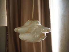 Set of 10 Vintage Glass Chandeliers, Europe , 1960's.