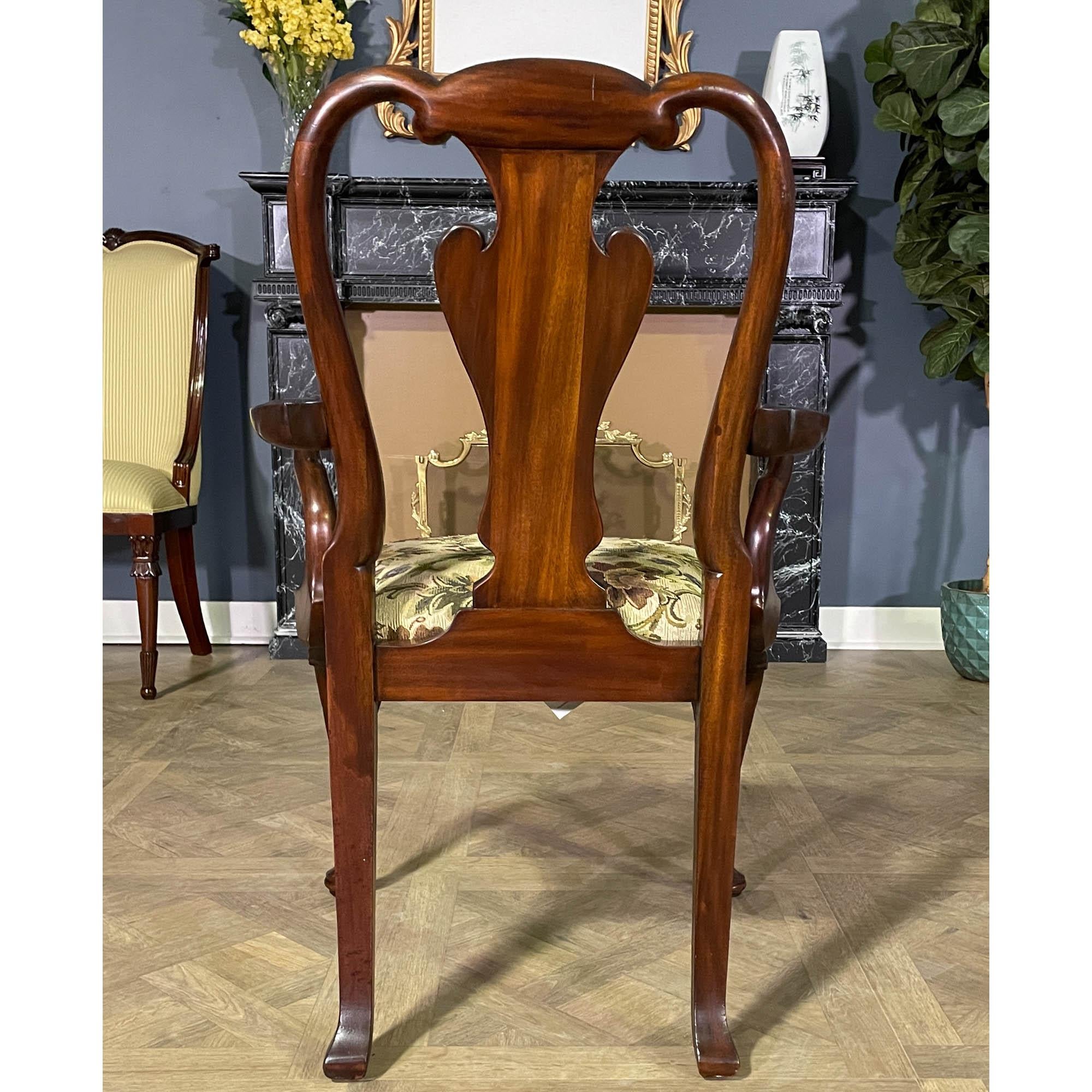 Set of 10 Vintage Maitland Smith Dining Chairs For Sale 5