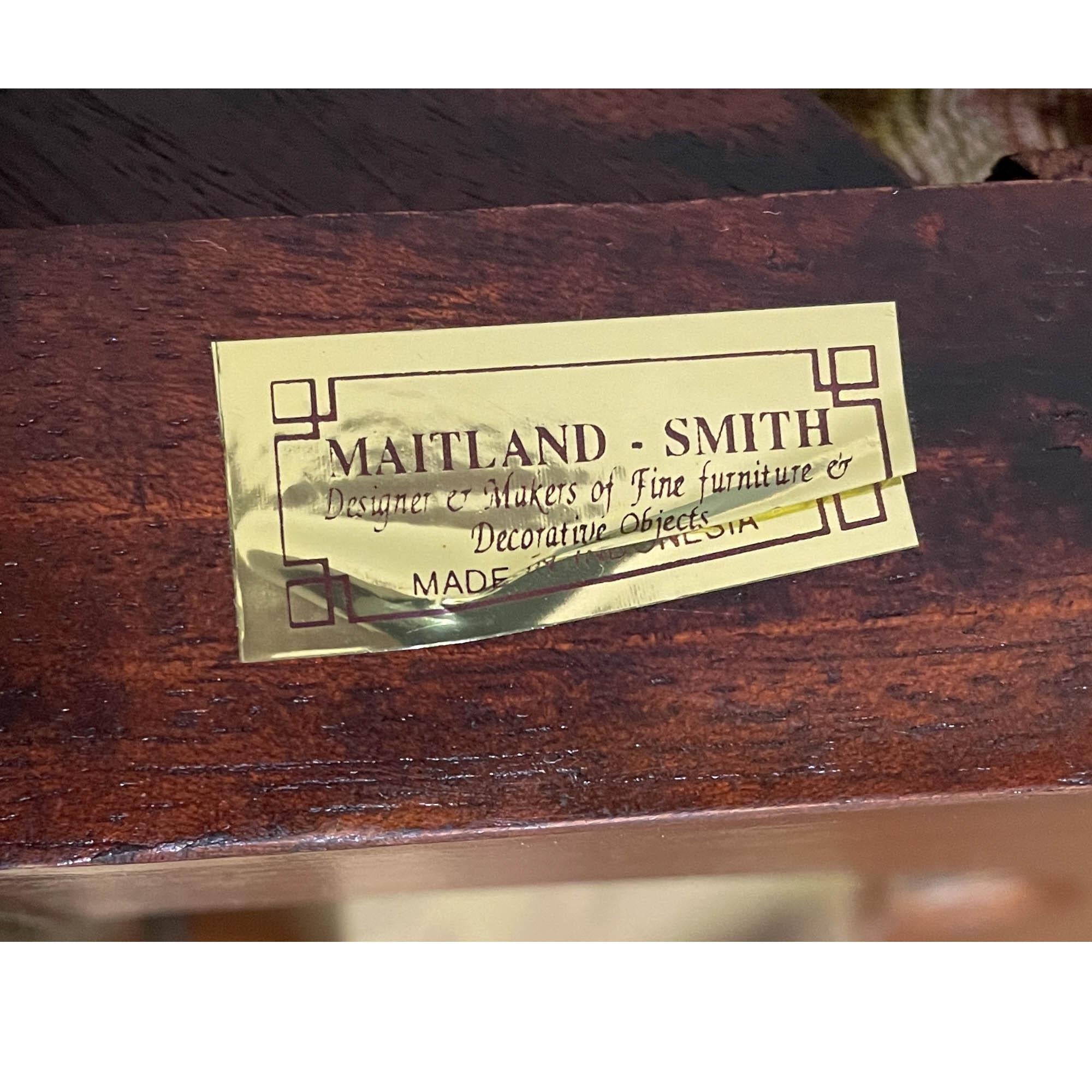 Ensemble de 10 chaises de salle à manger vintage Maitland Smith en vente 9