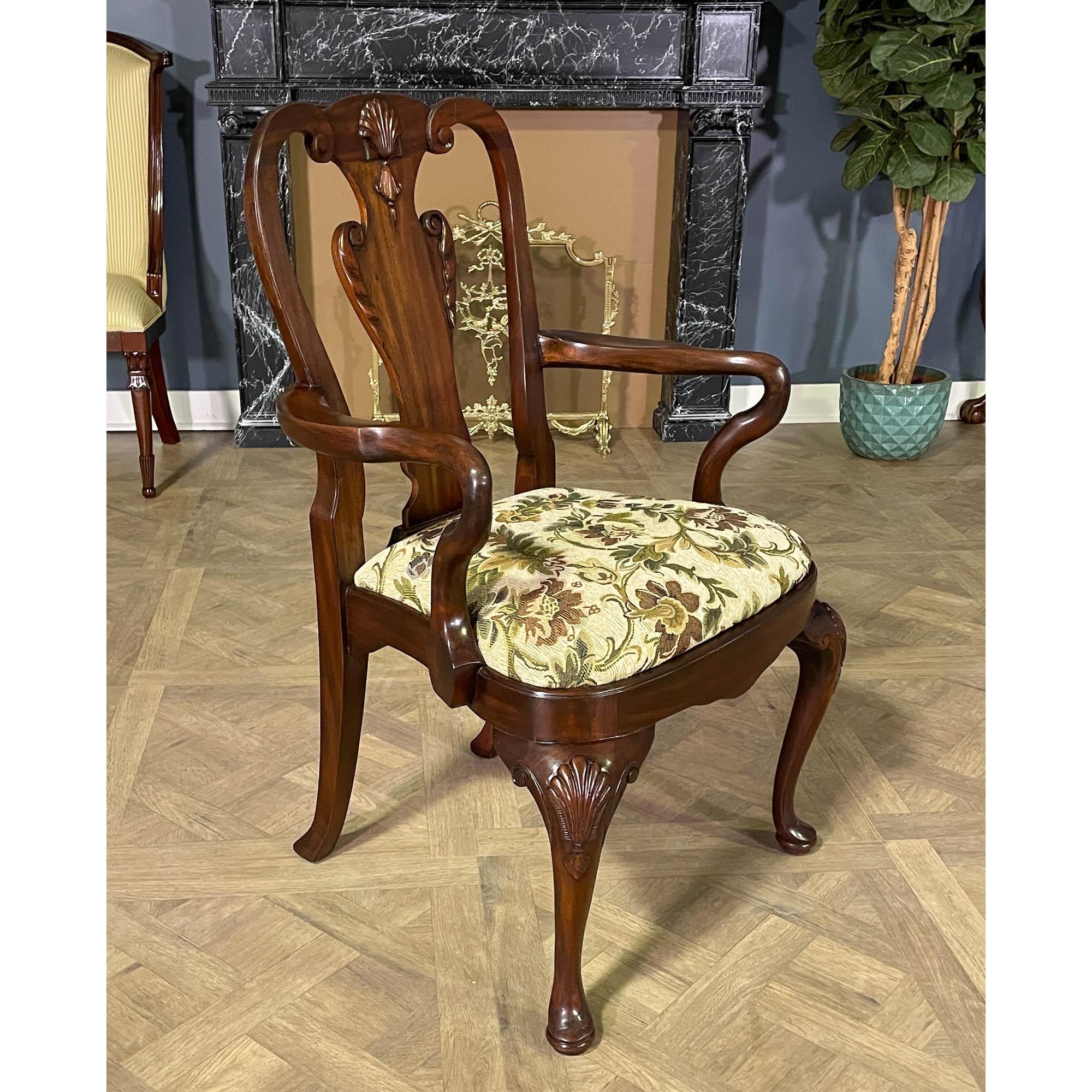 Hand-Carved Set of 10 Vintage Maitland Smith Dining Chairs For Sale