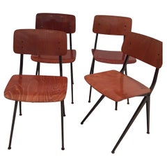 Ensemble de 4 chaises vintage Marco Holland