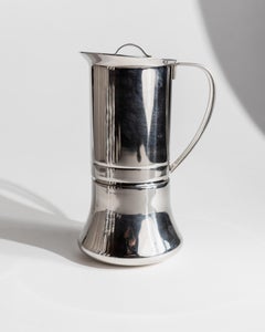 Satz von 10 Vintage Edelstahl Kaffee, Italien, 1980er Jahre