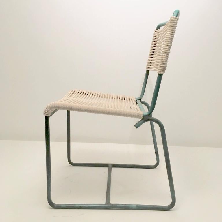 Set of 10 Walter Lamb Bronze Dining Chairs 1