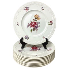 Set of 10 Wedgwood Cotswold Dinner Plates