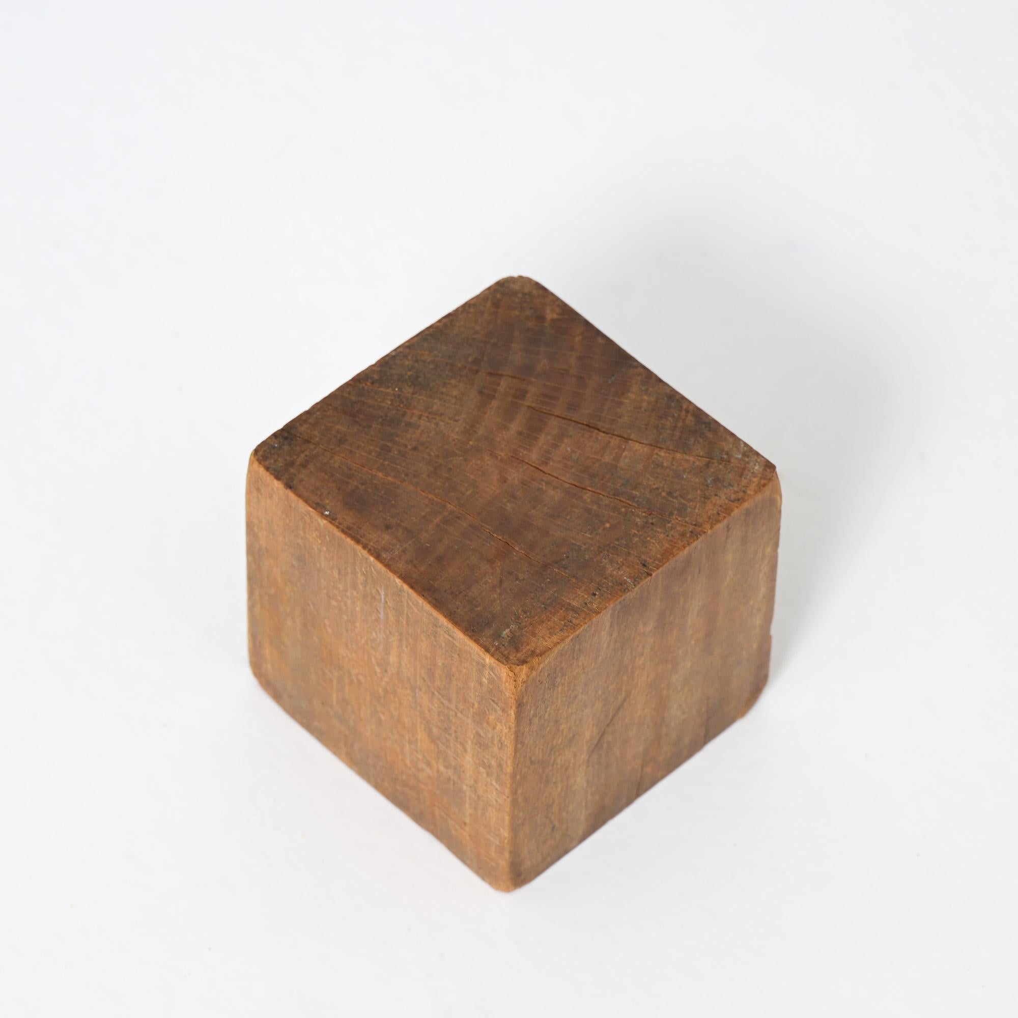 Set di 10 modelli geometrici in legno in vendita 9
