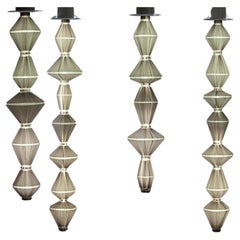 Set of 100 Oiphorique Suspension Lamps by Parachilna for Sameera