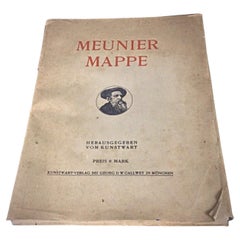 Set di 11 stampe e foto antiche "Meunier Mappe Herausgegeben Vom Kunst - 2Y299