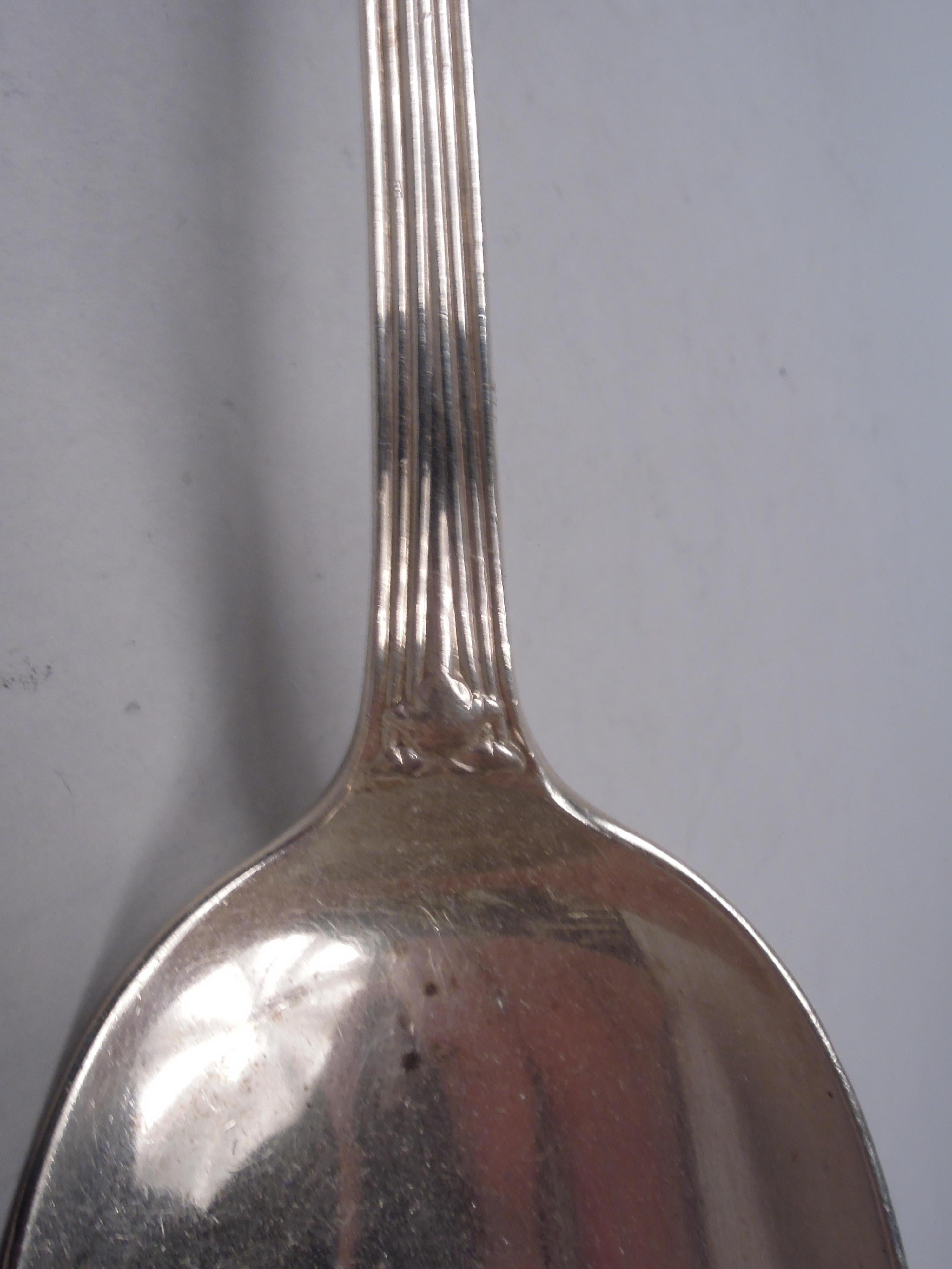 19th Century Set of 11 Antique Tiffany Japanese Sterling Silver Tablespoons