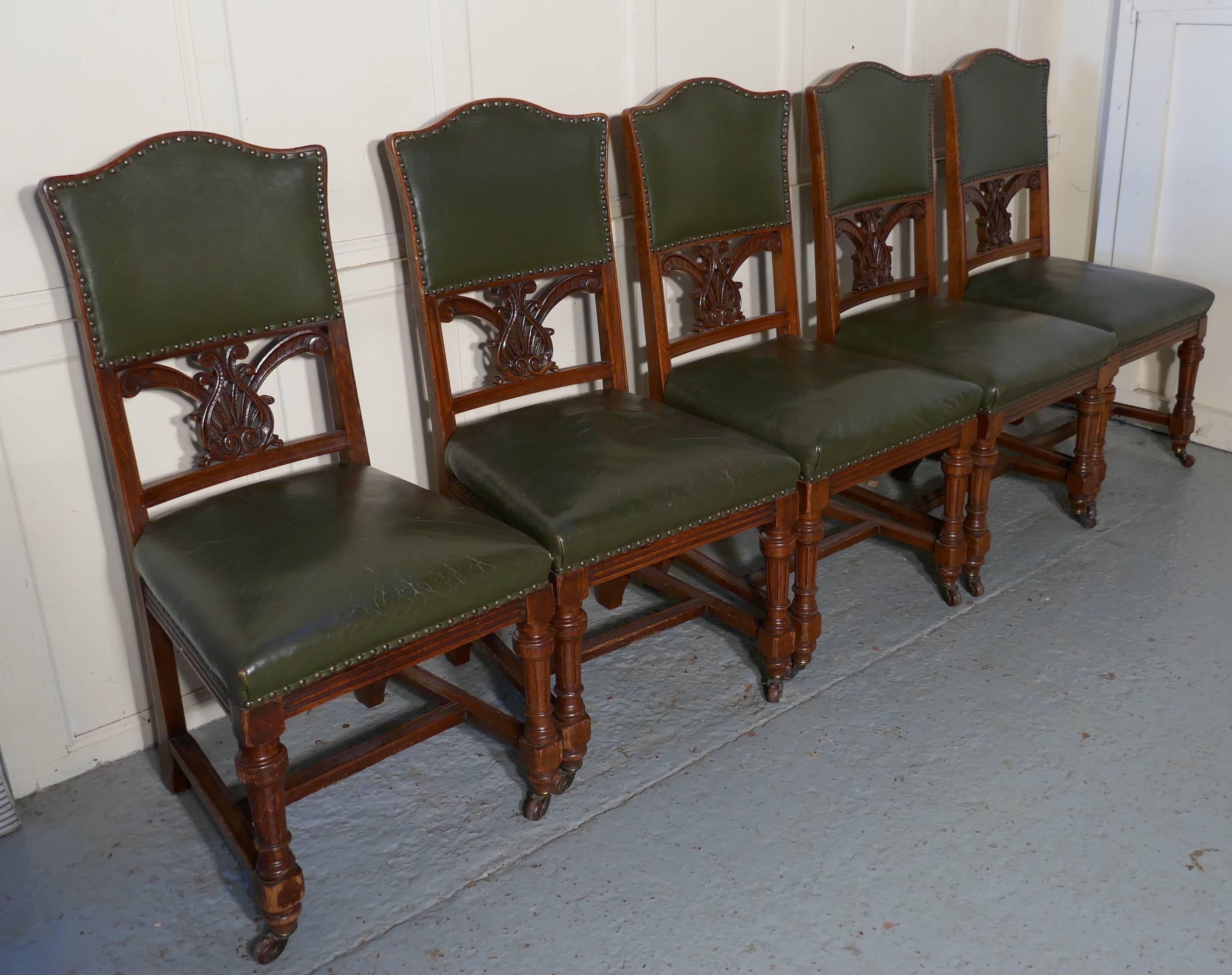 golden oak dining chairs