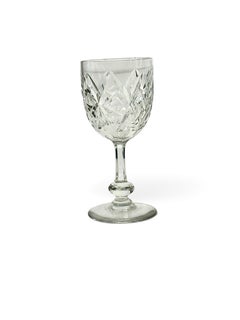 Set of 11 Baccarat Burgos Cut Crystal Glasses, France Mid-20th Century