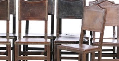 Set of 11 chairs - 17th century