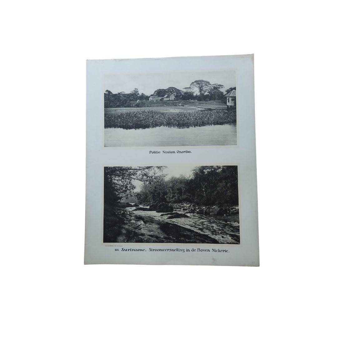 20th Century Set of 11 Large Photographic Plates of Suriname, Published Between 1910 and 1914 For Sale