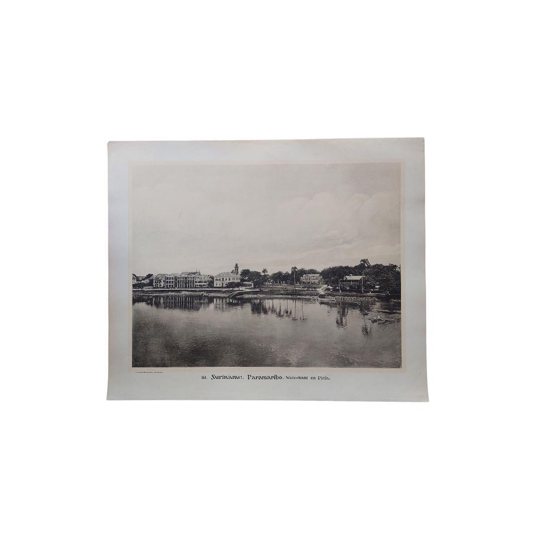 Paper Set of 11 Large Photographic Plates of Suriname, Published Between 1910 and 1914 For Sale