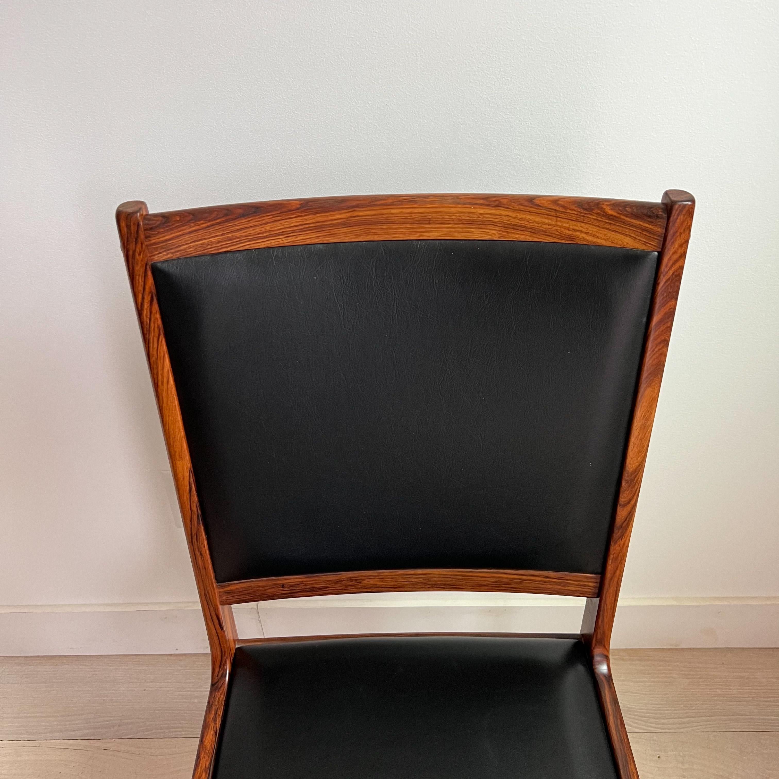 Set of 11 Mid Century Rosewood Dining Chairs by Kofod Larsen 3