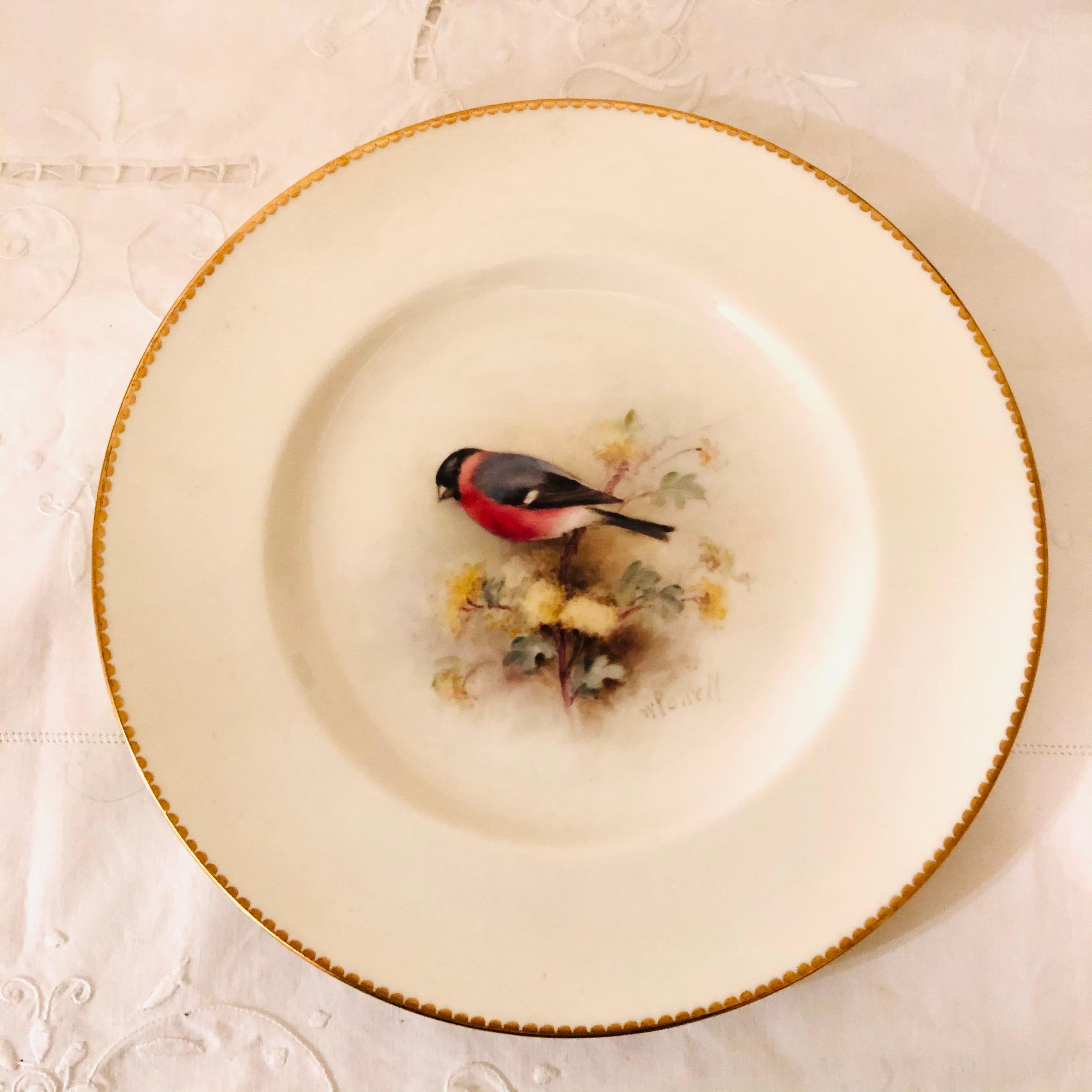 bird art plates