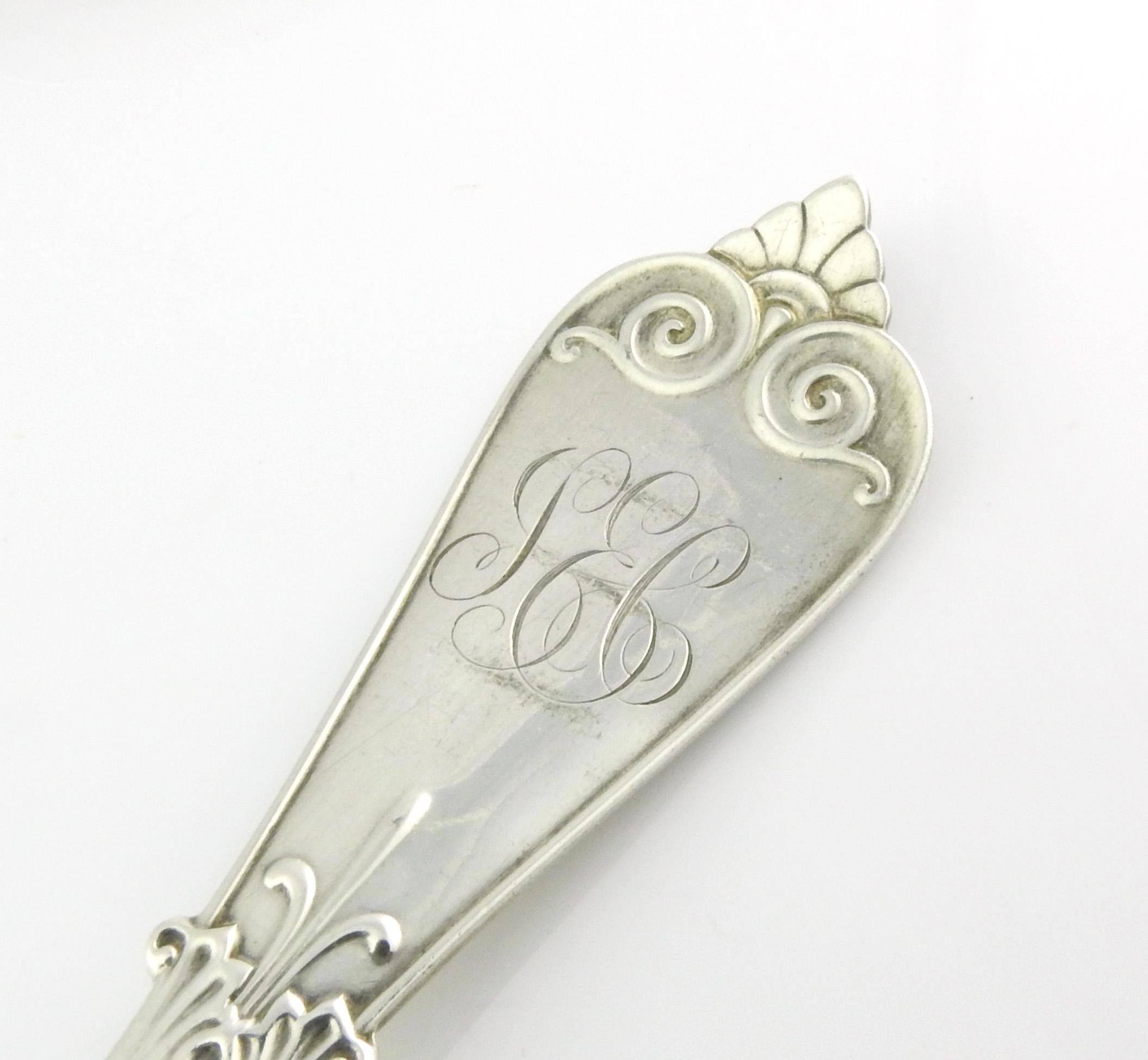 Set von 11 Tiffany & Co. Sterlingsilber-Tischlöffel mit Monogramm von Beekman 1