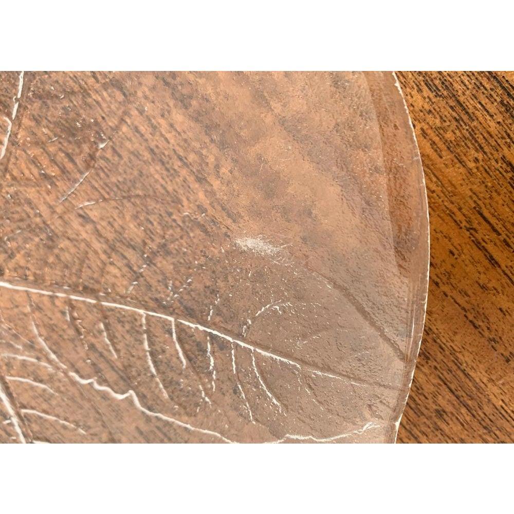 Set of 11 Vintage Swedish Glass Floral Plates by Ann Wärff for Kosta Boda For Sale 7