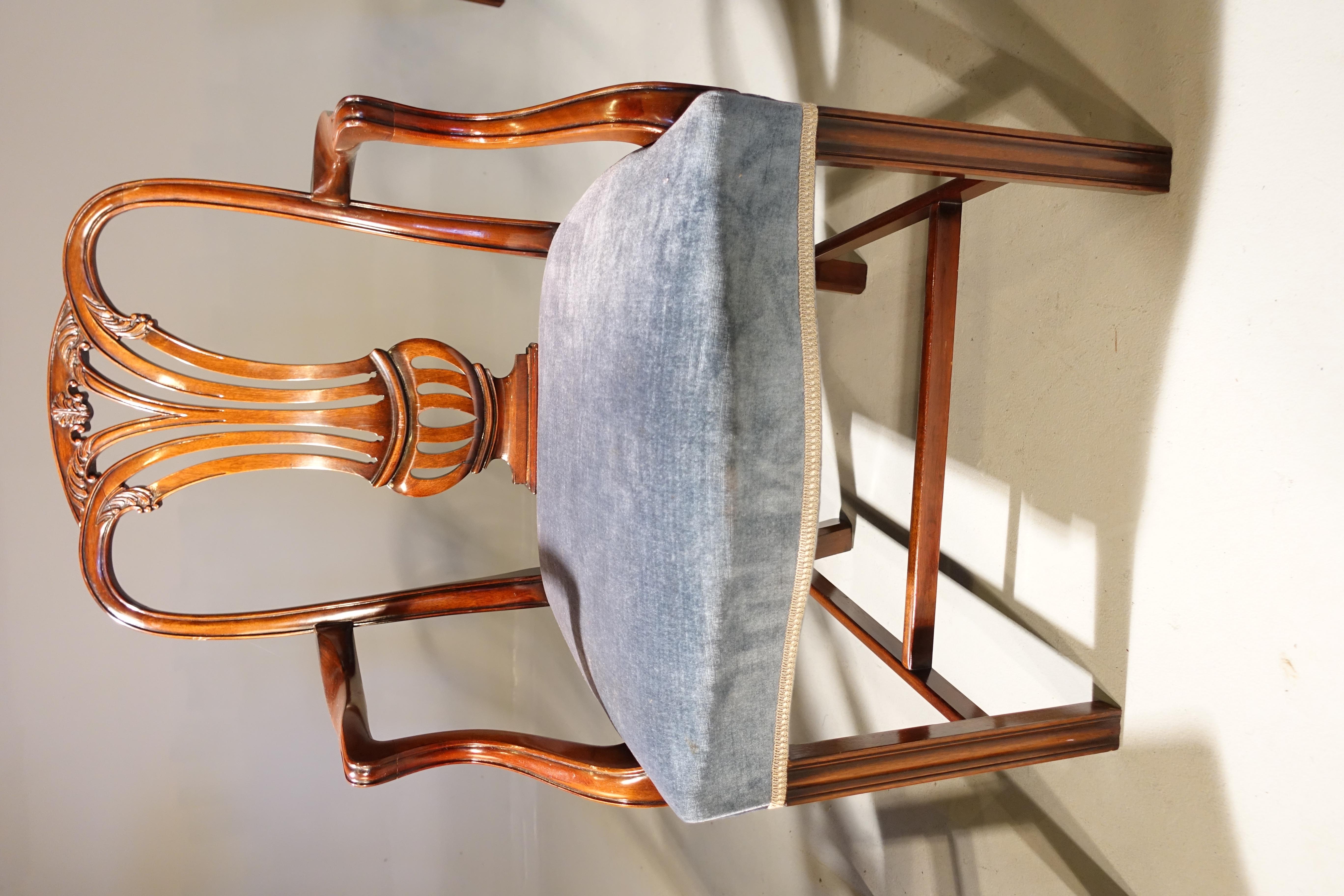 Set of 12 '10+2' Mid-20th Century Chairs of Hepplewhite Design 1