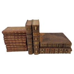 Set of 13 18th/19th Century French Leather Bound Books
