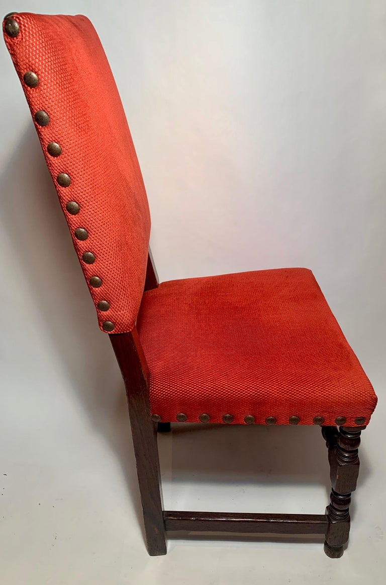 Set of 12 Antique English Oak Elizabethan Dining Chairs at 1stDibs