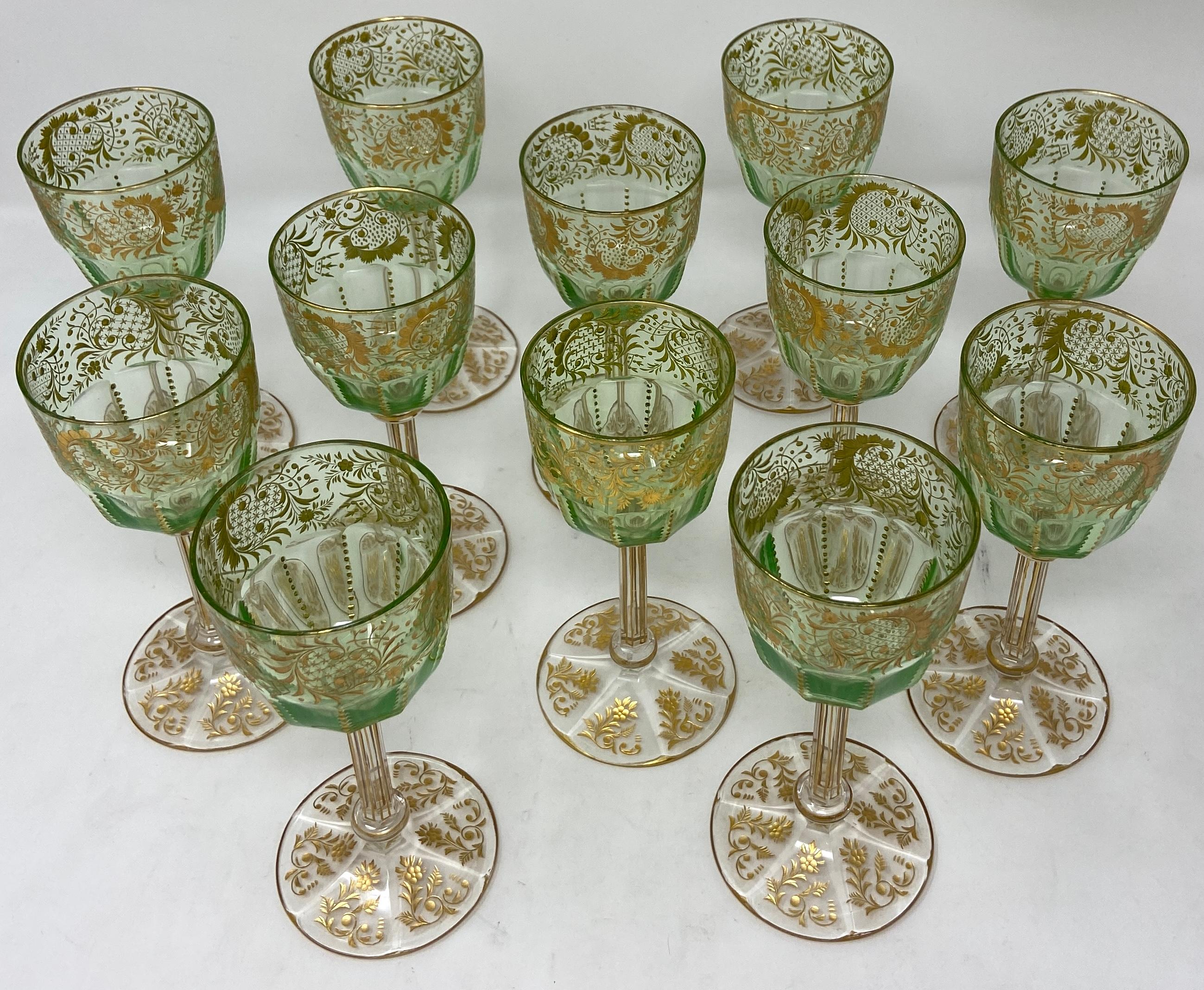Set of 12 antique French 