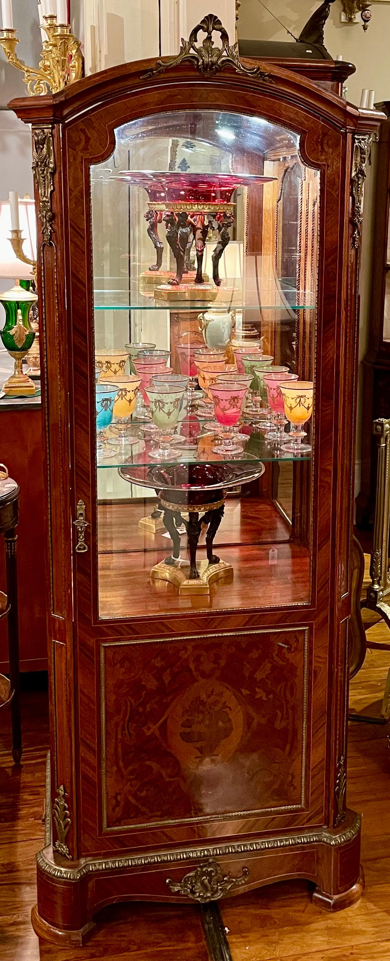 Set of 12 Antique Italian Multi-Colored Venetian Glass Wine Goblets, Circa 1890. For Sale 6