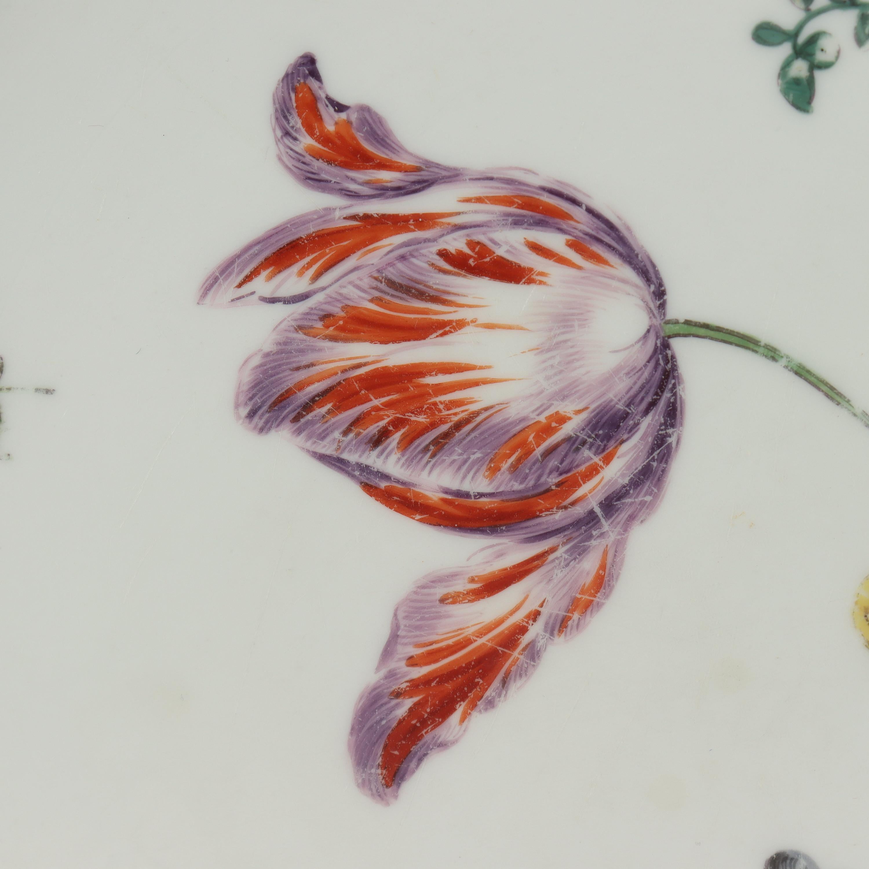 Set di 12 piatti antichi di Meissen Porcelain con motivo 'Old Ozier' per la tavola o la cena in vendita 7