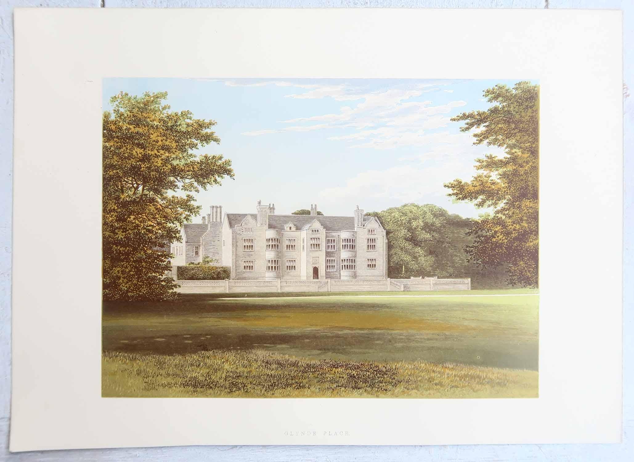 Ensemble de 12 Antiquities of English Country Houses & Garden, C.1880 en vente 3