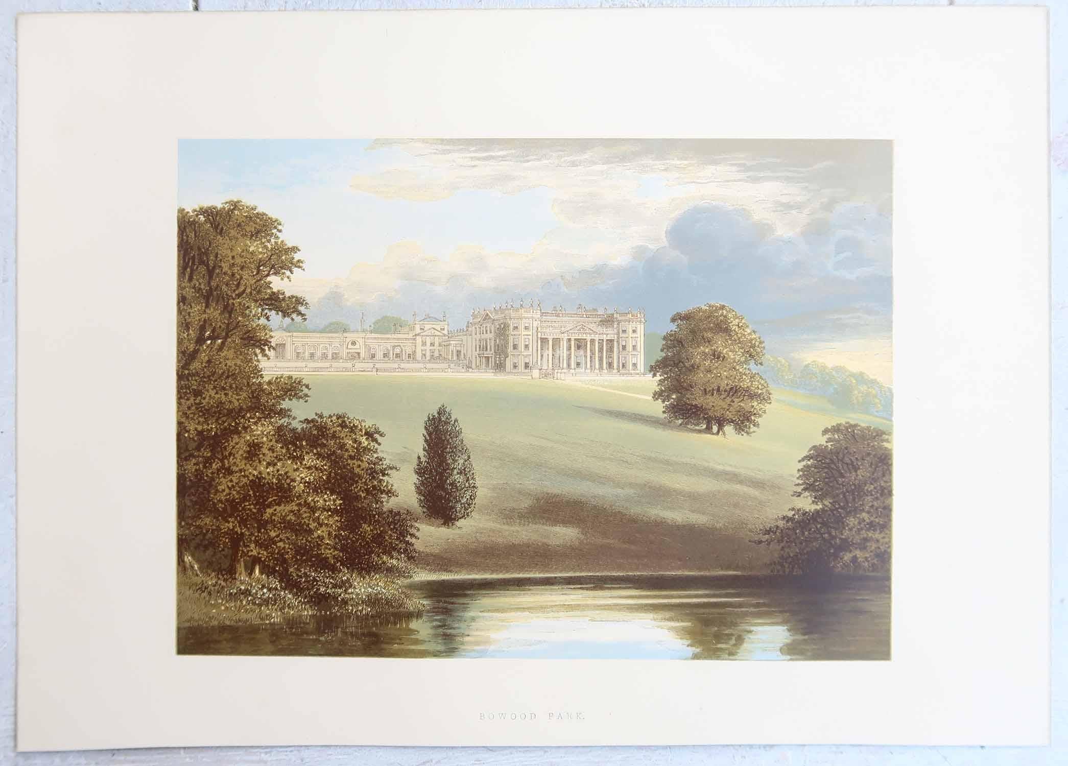 Ensemble de 12 Antiquities of English Country Houses & Garden, C.1880 Bon état - En vente à St Annes, Lancashire