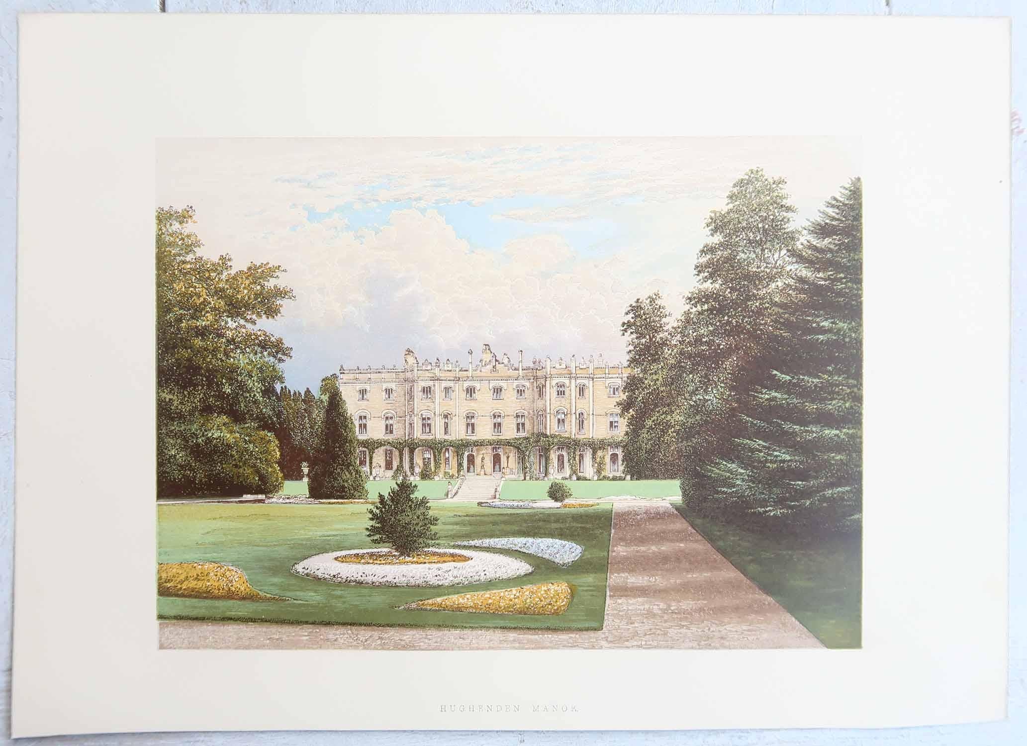 XIXe siècle Ensemble de 12 Antiquities of English Country Houses & Garden, C.1880 en vente