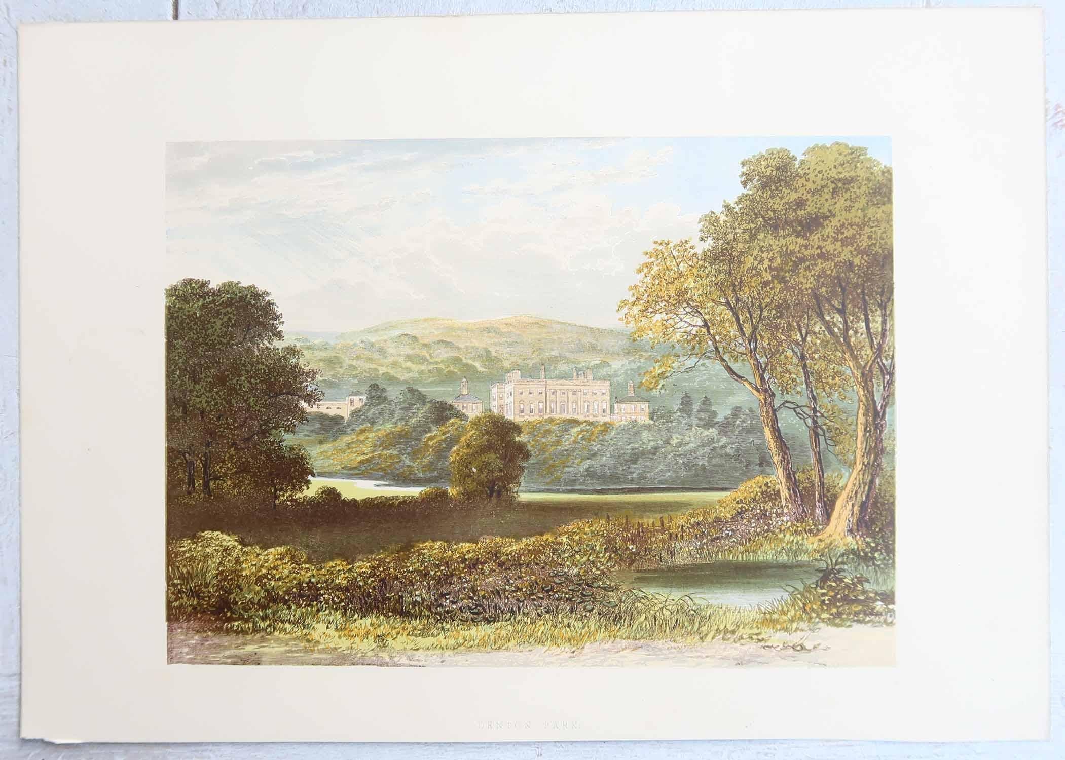 Ensemble de 12 Antiquities of English Country Houses & Garden, C.1880 en vente 1