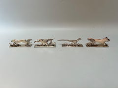 Set of 12 Art Deco Silver-Plated Knife Rests