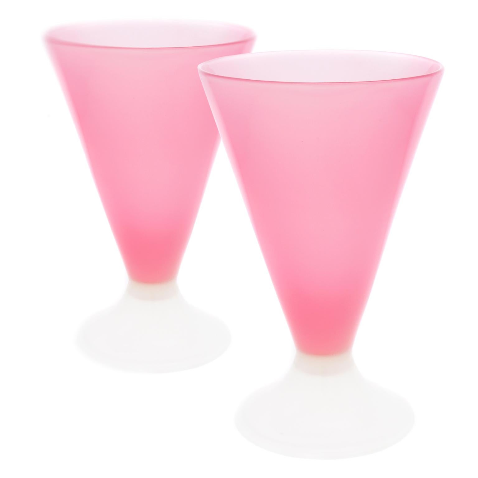 Set of 12 Art Deco Steuben Water Goblets 1