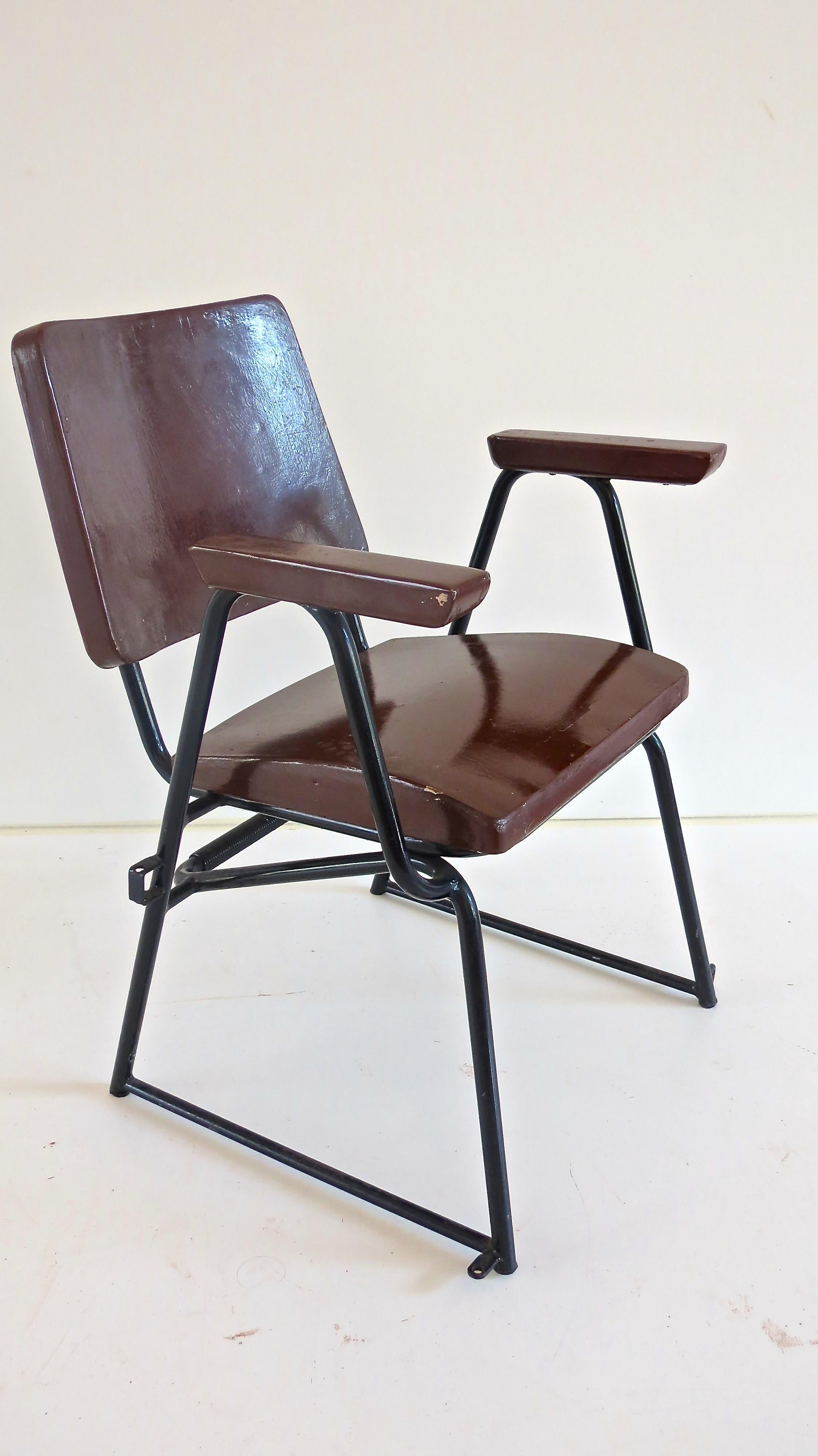 Satz mit 12 Attr. Studio BBPR Sessel mit geschliffenem Holz Torino 1945 im Angebot 12