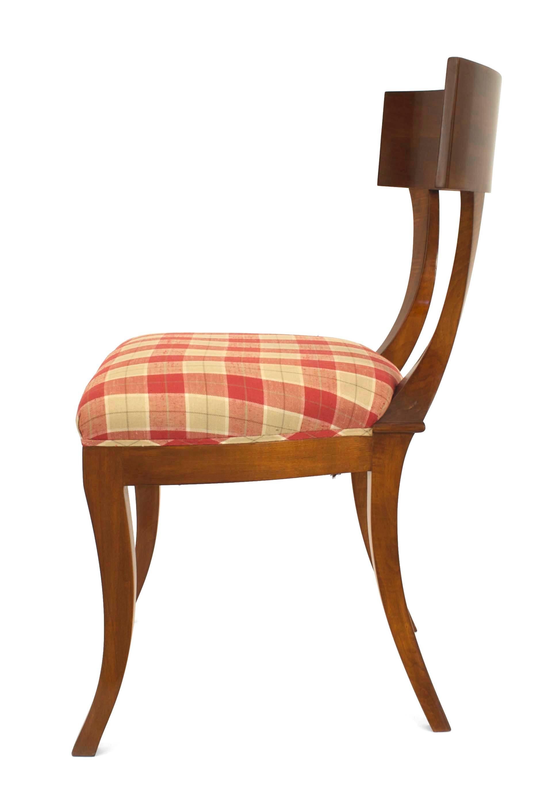 Set of 12 Biedermeier Cherrywood Side Chairs In Good Condition For Sale In New York, NY