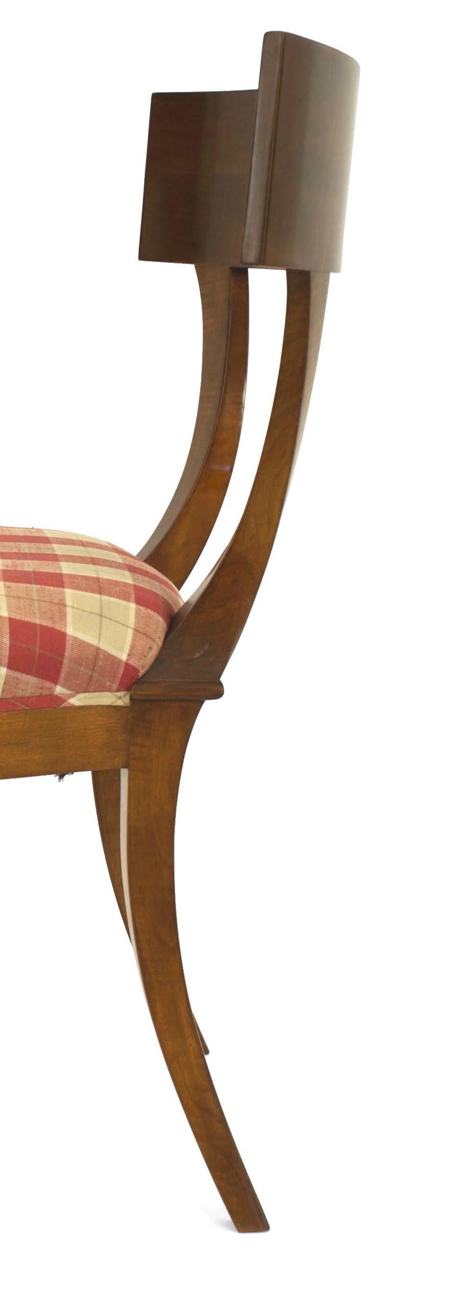 20th Century Set of 12 Biedermeier Cherrywood Side Chairs For Sale