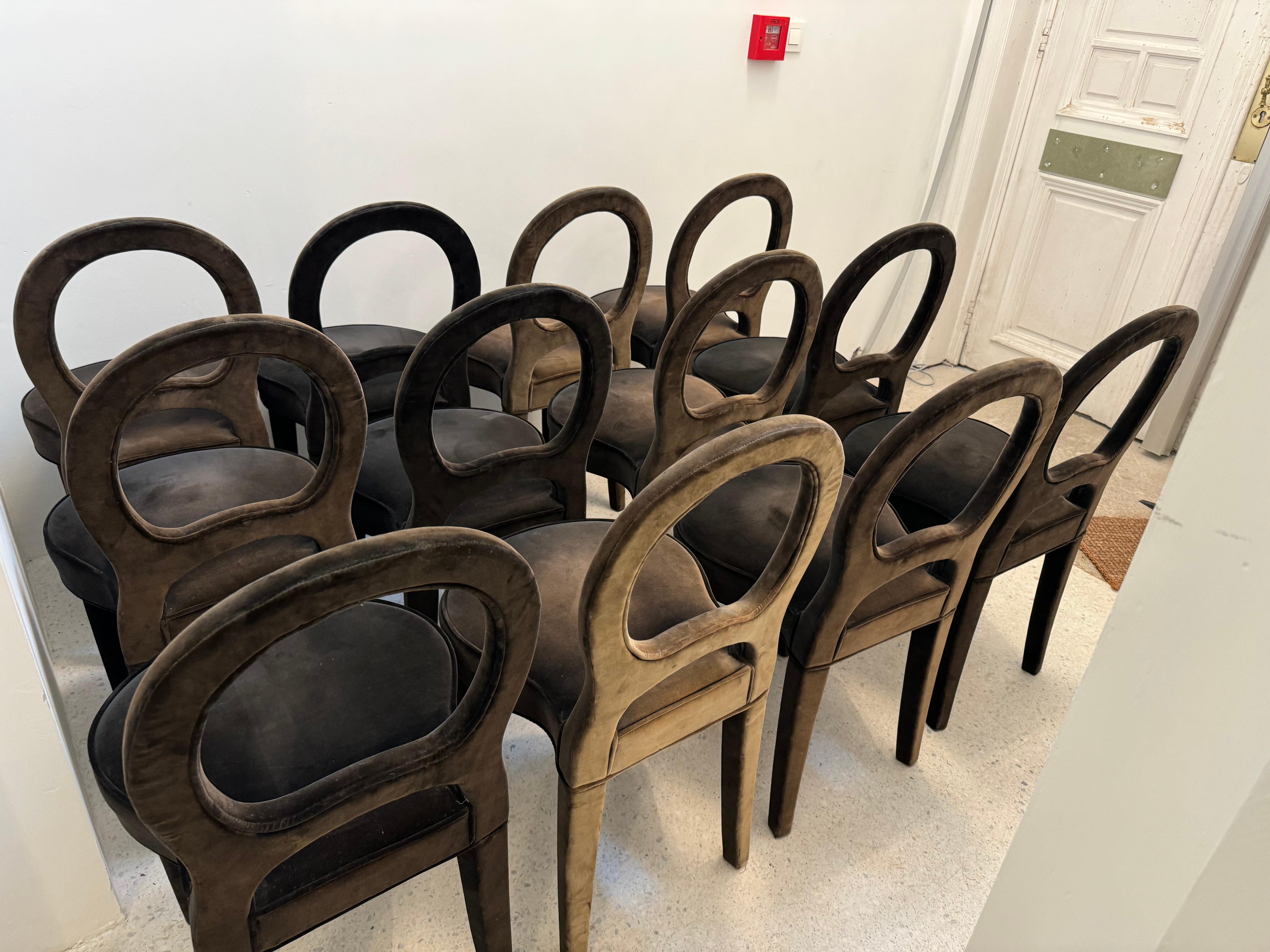 Ensemble de 12 chaises 