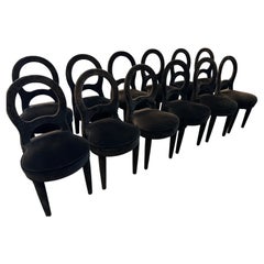 Set of 12 "Bilou Bilou" chairs by Promemoria, Italy, circa 2000