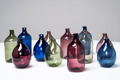 Set of 12 “Bird” Bottles by Timo Sarpaneva for Iittala, Finland, 1950s